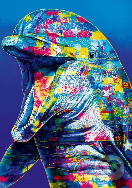 Levně Dolphin - puzzle z kategorie Umelecké