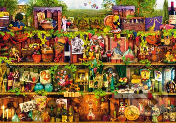 Puzzle: Wine Shelf (Bluebird). Bluebird, 2021