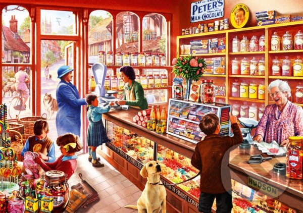 Levně Sweetshop - puzzle z kategorie Umelecké