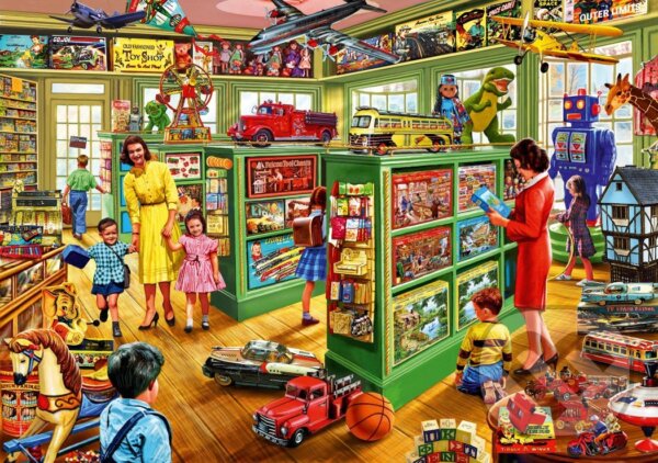 Levně Toy Shop Interiors - puzzle z kategorie Umelecké