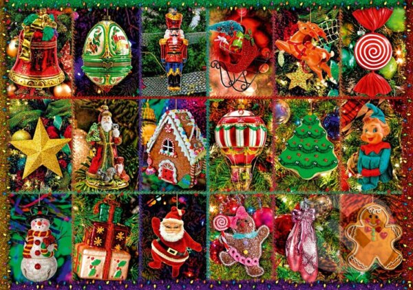 Levně Festive Ornaments - puzzle z kategorie Umelecké