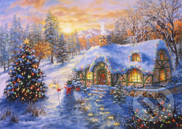 Christmas Cottage, Bluebird, 2021