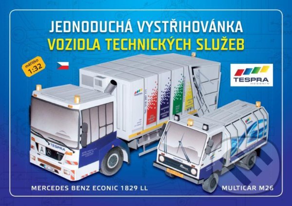 Vozidla technických služeb - Jednoduchá vystřihovánka (Zadražil Ivan)