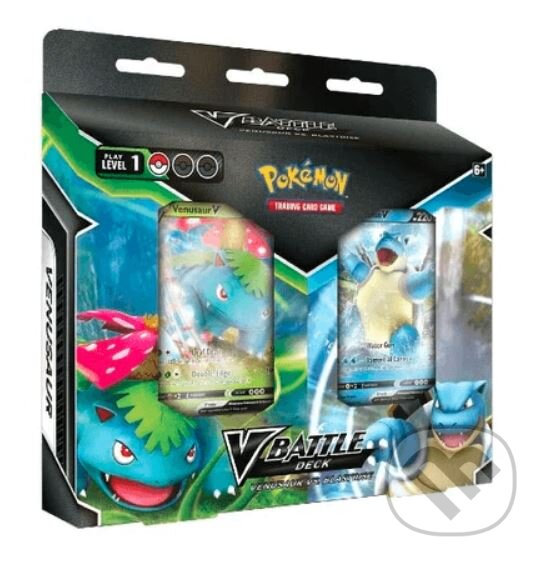 Spoločenská hra: Pokémon: Blastoise V & Venusaur V Battle Deck Bundle (Pokemon). Pokemon, 2020
