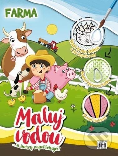 Levně Farma - Vodové omalovánky A4 - kniha z kategorie Pre deti