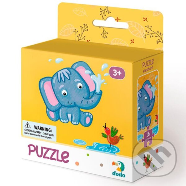 Puzzle Slůně 16 dílků