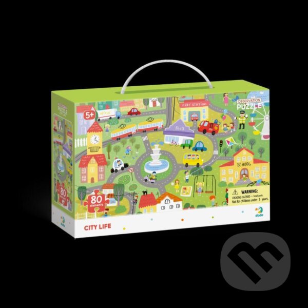 Levně Puzzle s hledáním obrázků - Život ve městě - puzzle z kategorie Maxi dieliky