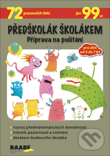 Levně Předškolák školákem - Příprava na počítání - Kristýna Krejčová, Hana Nádvorníková, Jana Pechancová - kniha z kategorie Materská škola a predškoláci