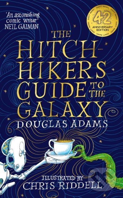 The Hitchhiker&#039;s Guide to the Galaxy - Douglas Adams, Chris Riddell (ilustrátor), Macmillan Children Books, 2021