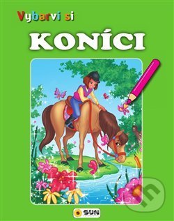 Levně Vybarvi si - Koníci - kniha z kategorie Omaľovávanky