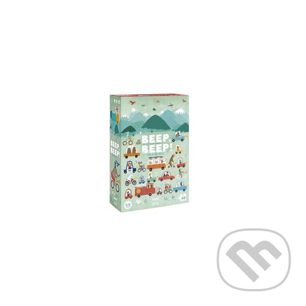 Levně Veľké puzzle s autíčkami Tut tut ideme! - puzzle z kategorie 15 – 60 dielikov