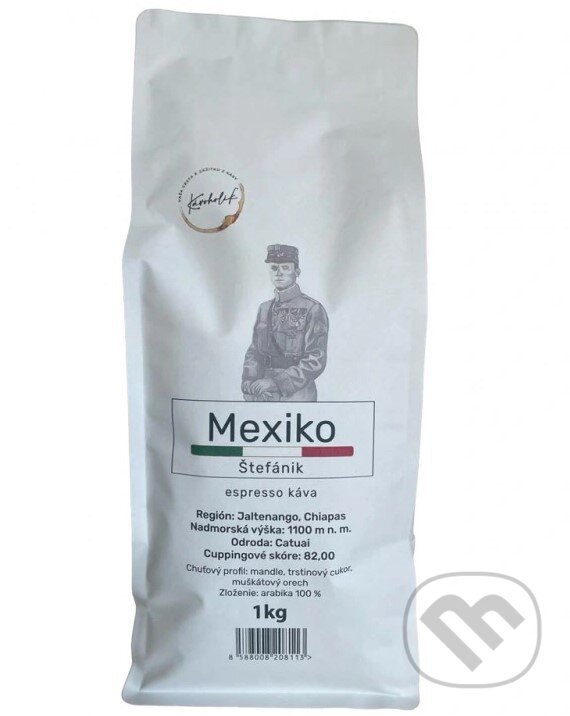 Levně Káva Štefánik Mexiko (1000g)