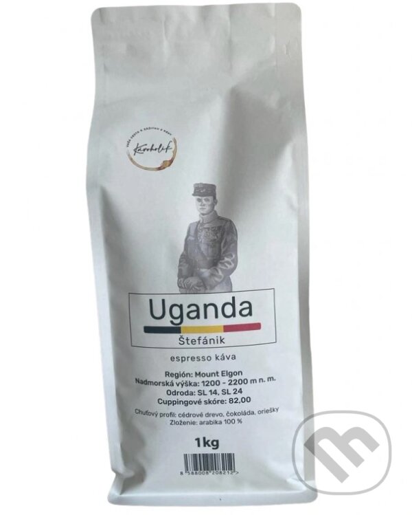 Levně Káva Štefánik Uganda (1000g)