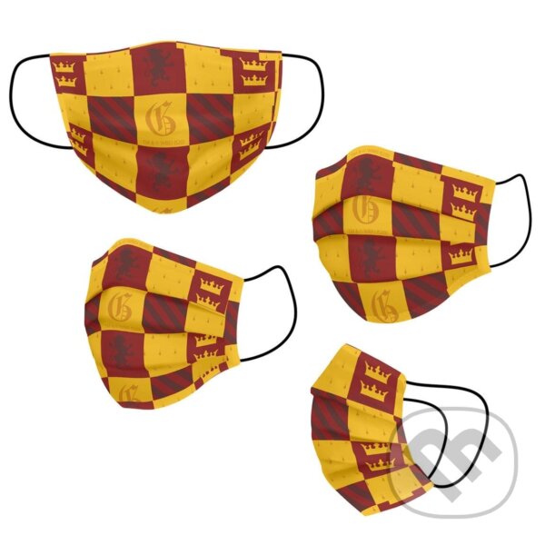 Levně Detské ochranné rúško na ústa Harry Potter: Nebelvír - Gryffindor