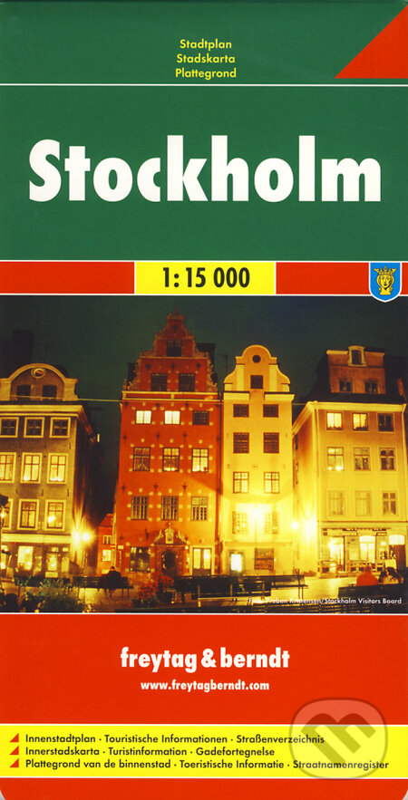 Levně Stockholm 1:15 000 (Plán mesta)