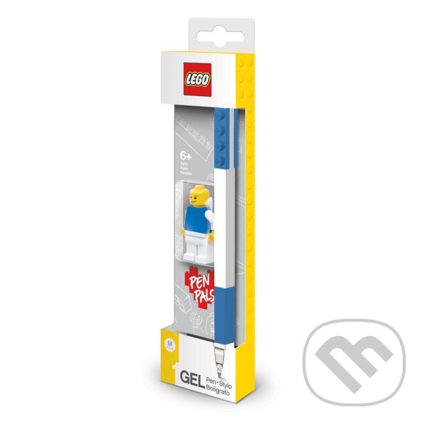LEGO Gelové pero s minifigurkou, modré, LEGO, 2021