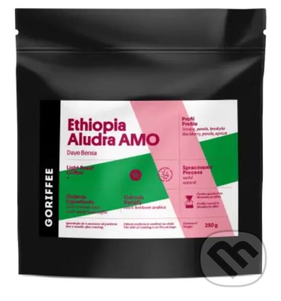 Kávy a čaje: Ethiopia Aludra AMO Natural (Goriffee). Goriffee, 2021