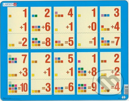 Levně Sčítanie 1-10 (1) AR11 - puzzle z kategorie Náučné puzzle
