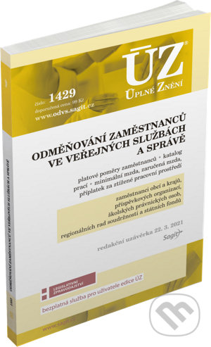 Levně Úplné Znění - 1429 Odměňování zaměstnanců ve veřejných službách a správě - kniha z kategorie Ústavné právo