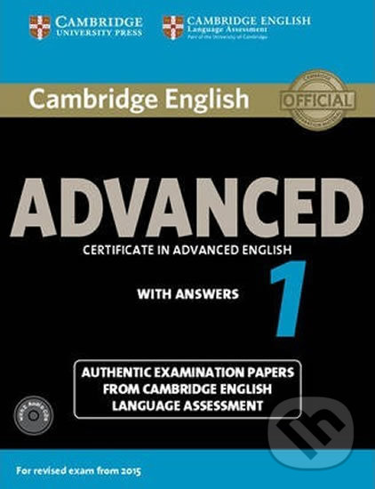 Levně Cambridge English Advanced 1 for exam from 2015: Self-study pk (SB with answers & Audio CDs (2)) - kniha z kategorie Jazykové učebnice a slovníky