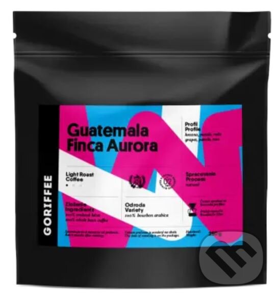 Kávy a čaje: Guatemala Aurora Natural 250 g (Goriffee). Goriffee
