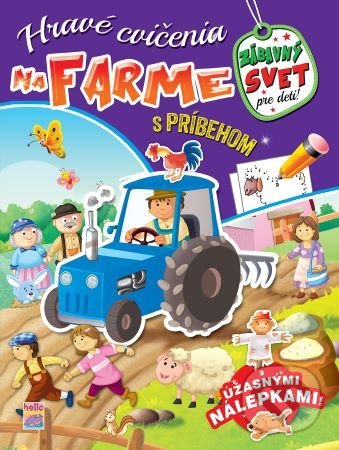 Levně Hravé cvičenia na farme s príbehom - kniha z kategorie Kreslenie