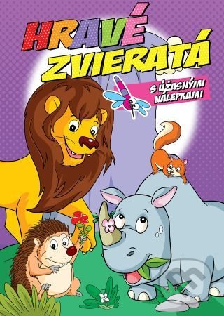 Levně Hravé zvieratá - kniha z kategorie Omaľovávanky, vystrihovanie, papier