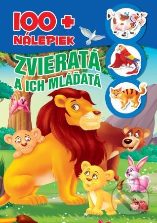 Kniha: 100+nálepiek - Zvieratá a ich mláďatá (Foni book)