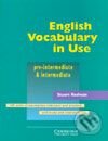 Kniha: English Vocabulary in Use pre-intermediate & intermediate (Stuart Redman)