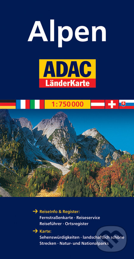 Alpen 1:750 000 (MAIRDUMONT). MAIRDUMONT