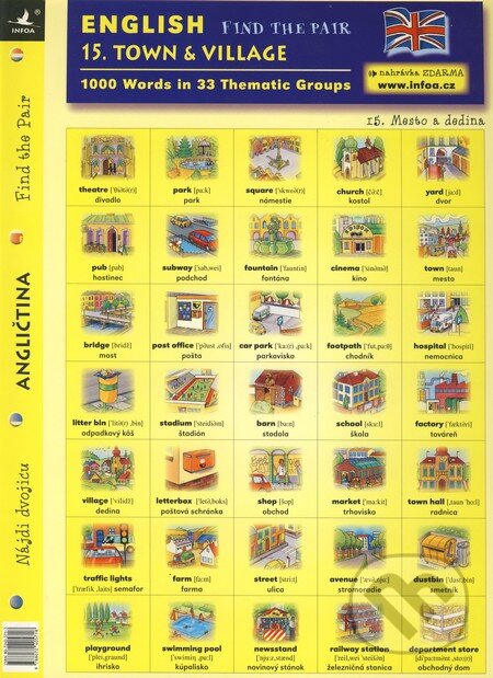 English - Find the Pair 15. (Town & Village), INFOA