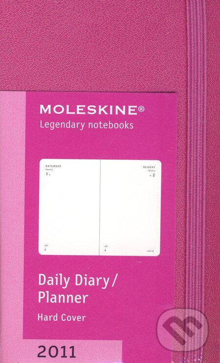 Moleskine - extra malý denný plánovací diár 2011 (ružový, čistý), Moleskine, 2010