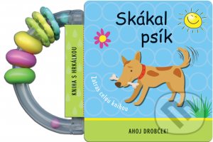Levně Skákal psík (Kniha s hrkálkou) - kniha z kategorie Hádanky a riekanky