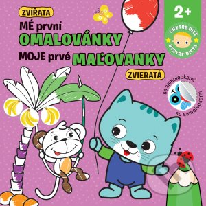 Levně Zvířata - Mé první omalovánky / Zvieratá - Mojej prvé maľovanky - kniha z kategorie Pre deti