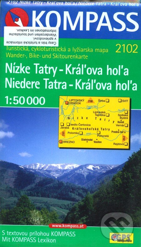 Levně Nízke Tatry - Kráľova hoľa (1:50 000)