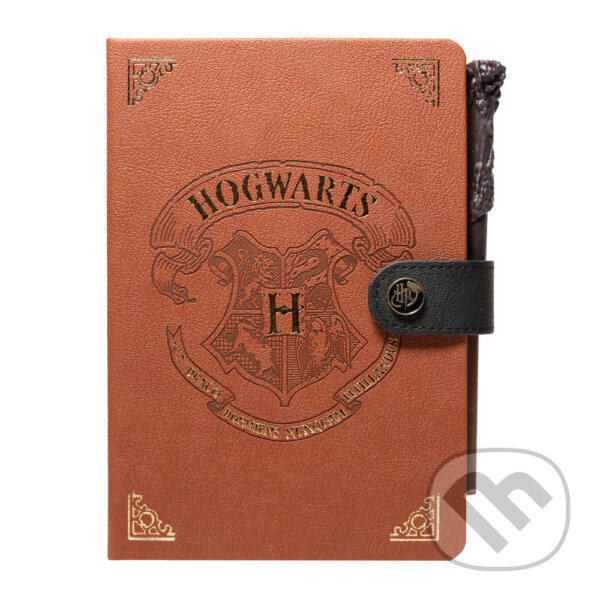 Poznámkový blok s perom Harry Potter: Erb Bradavic