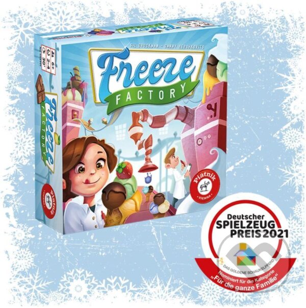 Spoločenská hra: Freeze Factory (Piatnik). Piatnik, 2021