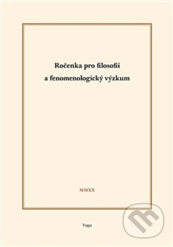 Levně Ročenka pro filosofii a fenomenologický výzkum 2020 - kniha z kategorie Humanitné a spoločenské vedy