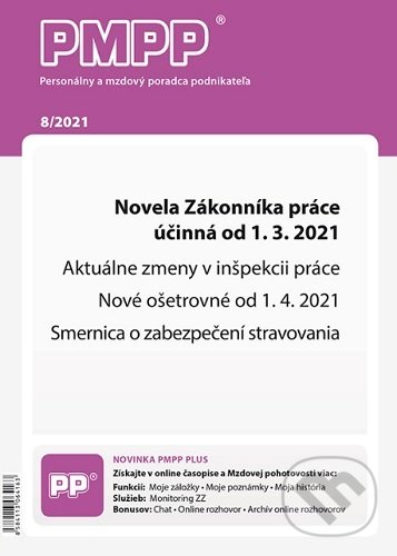 Levně PMPP 8/2021 (Novela Zákonníka práce účinná od 1.3.2021)
