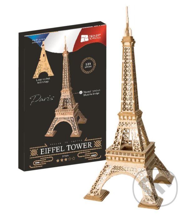Levně Eiffelova věž (Dřevěné 3D puzzle) - puzzle z kategorie 3D puzzle