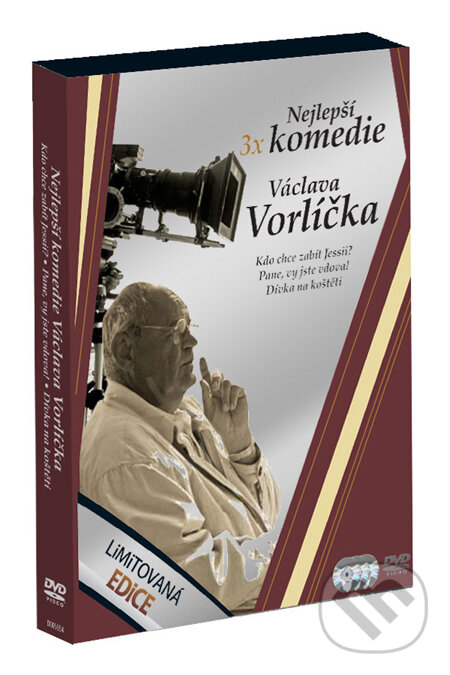 Levně Nejlepší komedie Václava Vorlíčka (3 DVD) - Václav Vorlíček - film z kategorie Komédie