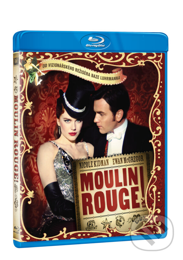 Levně Moulin Rouge - Baz Luhrmann - film z kategorie Klasické komédie a muzikály