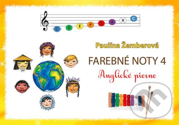Levně Farebné noty 4 - Anglické piesne - Paulína Žemberová - kniha z kategorie Naučné knihy