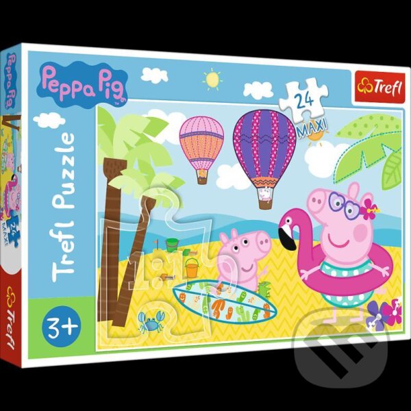 Levně Prasátko Peppa / Prázdniny MAXI - puzzle z kategorie 15 – 60 dielikov