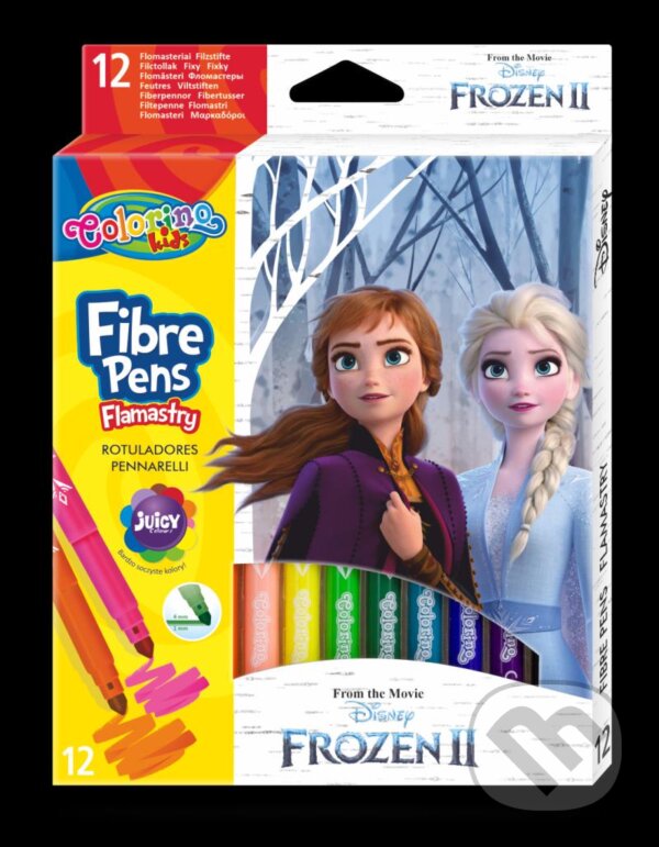 Levně Colorino Disney Frozen - fixy 12 barev