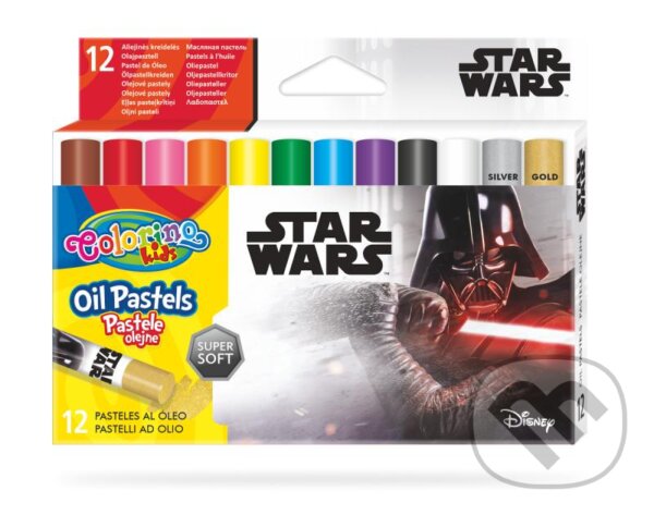 Levně Colorino Star wars - olejové pastely 12 barev