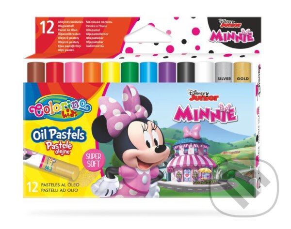 Levně Colorino Disney Junior Minnie - olejové pastely 12 barev