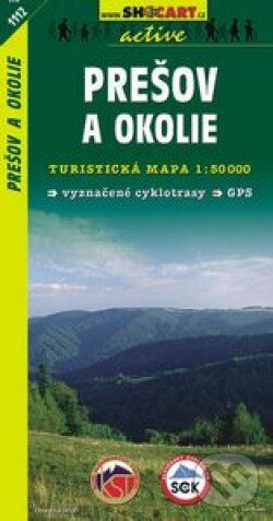 Levně Prešov a okolie 1:50 000 (Turistická mapa 1112)
