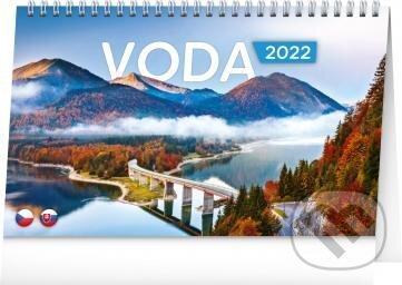 Stolní kalendář / stolový kalendár Voda 2022, Presco Group, 2021
