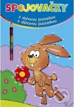 Levně Spojovačky s duhovou pastelkou - Zajíc - kniha z kategorie Kreslenie